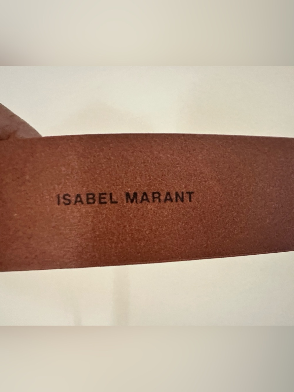 Isabel Marant Leather Belt in Tan and Brown - Picture 2 of 6